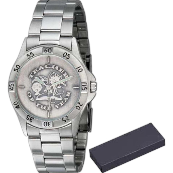 Watch with a 2D medallion dial, stainless steel bracelet, Japanese movement... from ASI 86230 Selco