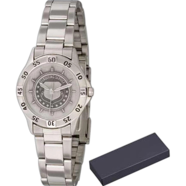 Watch with a 2D medallion dial, stainless steel bracelet, Japanese movement... from ASI 86230 Selco