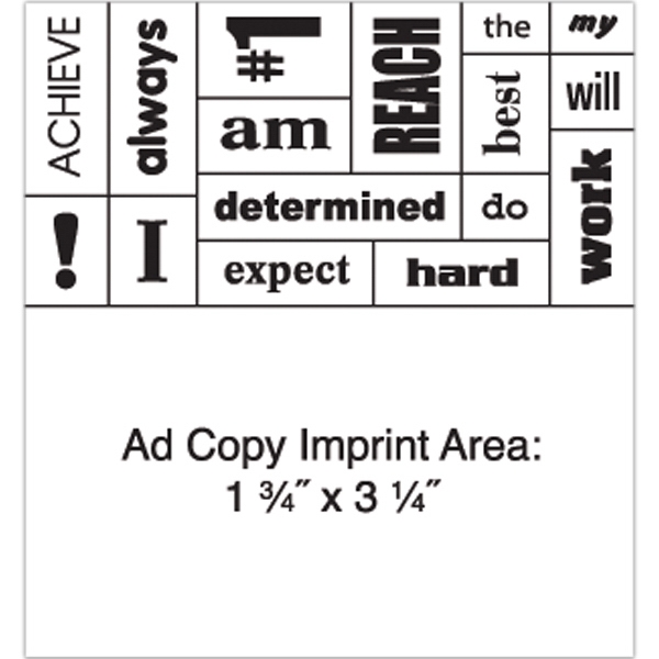 16 word custom motivational message magnet board.... from ASI 68507 The Magnet Group / Magnet LLC™