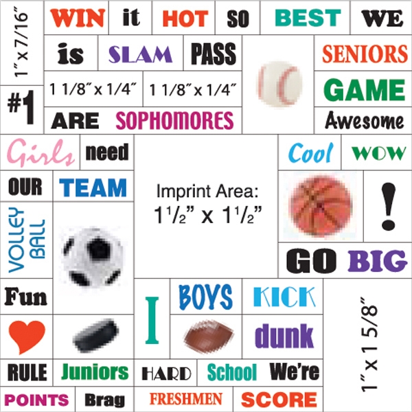 49 word custom message magnet board.... from ASI 68507 The Magnet Group / Magnet LLC™
