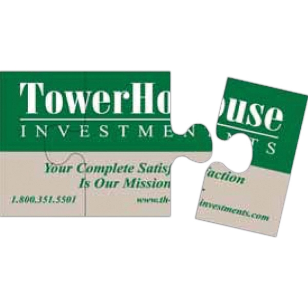 Magnetic business card puzzle with customization.... from ASI 68507 The Magnet Group / Magnet LLC™