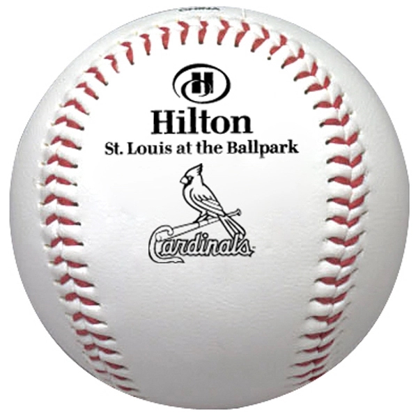 Official size baseball, white with red stitching - Ready Inventory In... from ASI 45100 Chulani Promotional Products, Inc / Competitive Edge Innovations/Chulani
