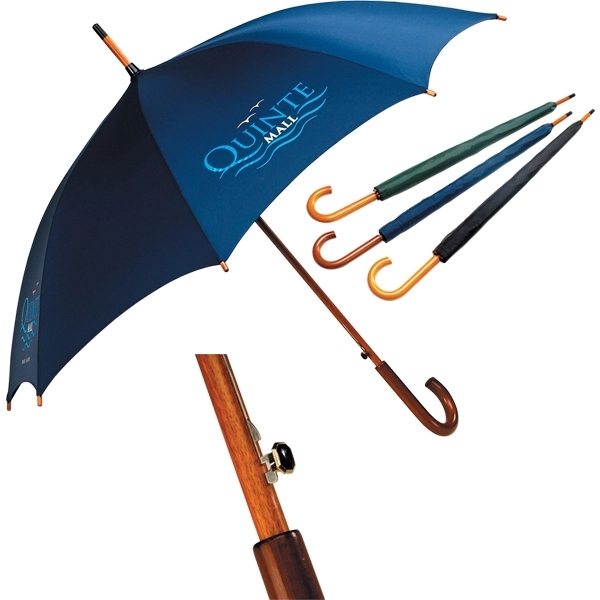 Silver lined automatic opening umbrella.... from ASI 42920 Busrel Inc