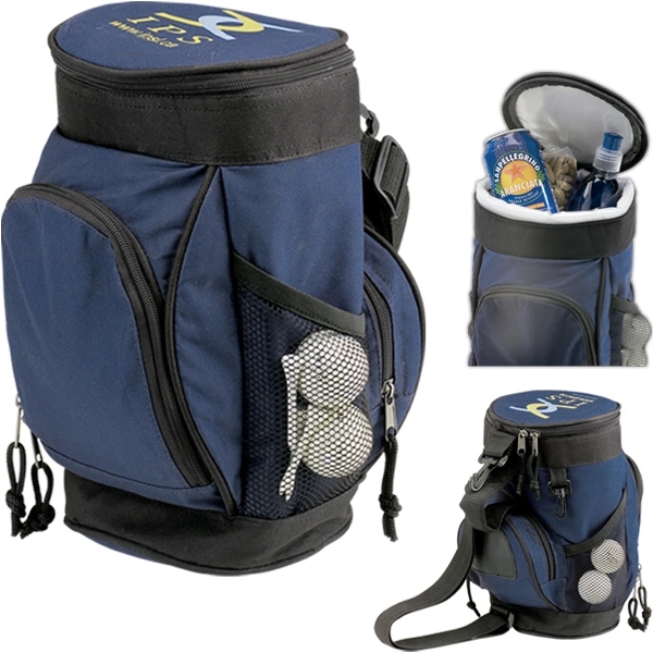 Two-tone golf bag style cooler.... from ASI 42920 Busrel Inc