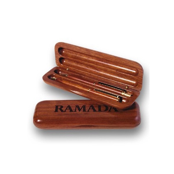 Wooden box with matching pen and pencil.... from ASI 88156 Solid Dimensions Inc / Solid Dimensions Line