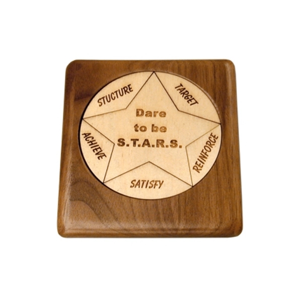 Laser cut jigsaw puzzle on solid wood base.... from ASI 88156 Solid Dimensions Inc / Solid Dimensions Line