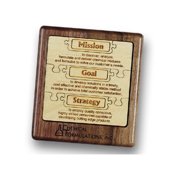 Laser cut jigsaw puzzle on solid wood base.... from ASI 88156 Solid Dimensions Inc / Solid Dimensions Line