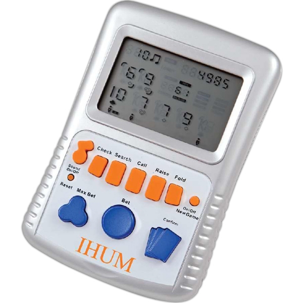 2.5" x 4" x 1" Texas Hold'em game with LCD display.... from ASI 79370 The Premium Line / The Premium Line