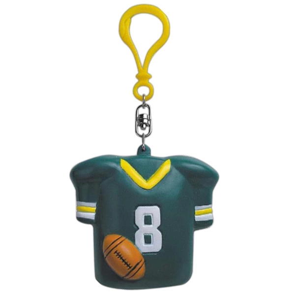 Rubber sport jersey designed coin purse key chain.... from ASI 31977 Adline Industries Inc