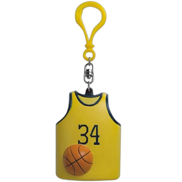 Rubber sport jersey designed coin purse key chain.... from ASI 31977 Adline Industries Inc