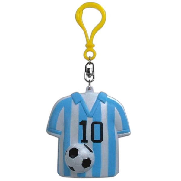 Rubber sport jersey designed coin purse key chain.... from ASI 31977 Adline Industries Inc