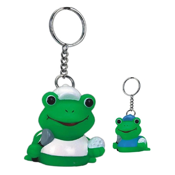 Rubber frog shaped key chains.... from ASI 31977 Adline Industries Inc