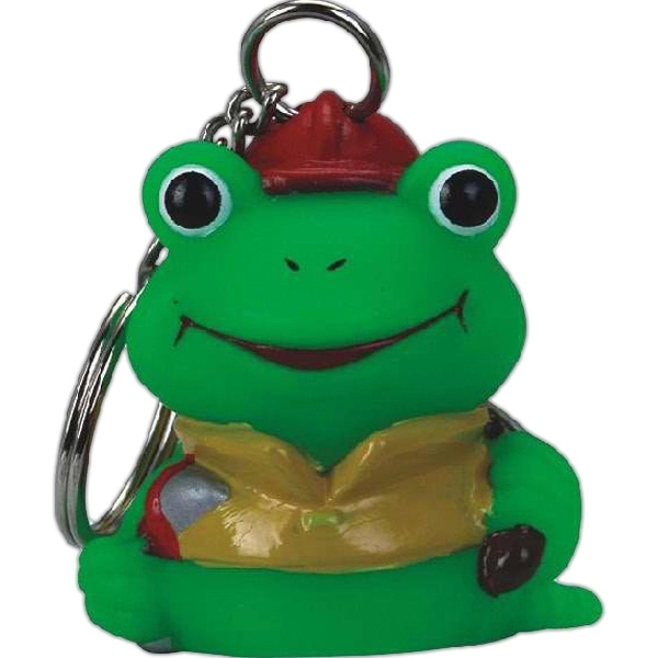 Rubber frog shaped key chains.... from ASI 31977 Adline Industries Inc