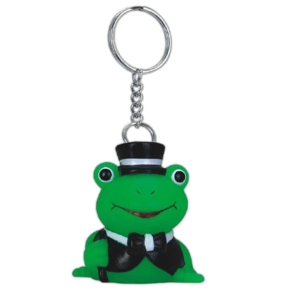 Rubber frog shaped key chains.... from ASI 31977 Adline Industries Inc