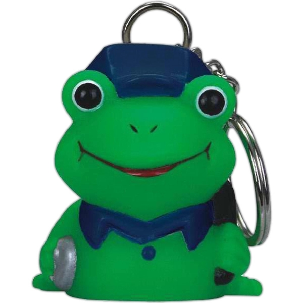 Rubber frog shaped key chains.... from ASI 31977 Adline Industries Inc