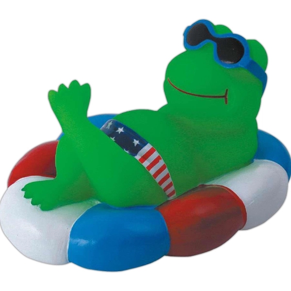 Rubber pool pal frog squeaking toy.... from ASI 31977 Adline Industries Inc