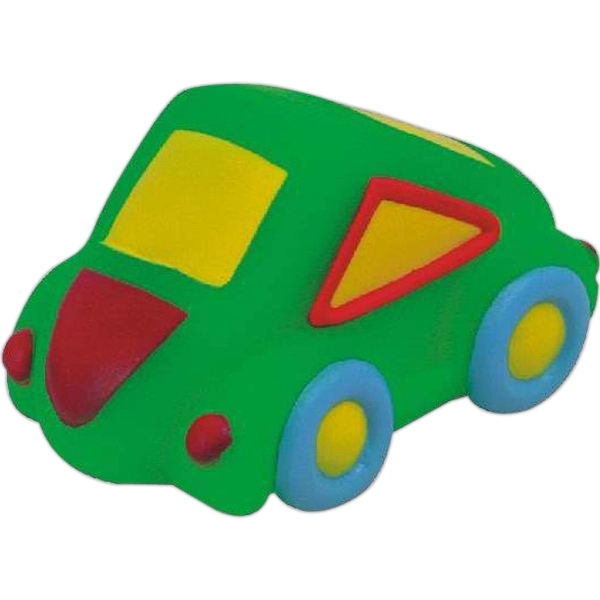 Rubber vehicle shaped squeaking toy, balanced for floating.... from ASI 31977 Adline Industries Inc