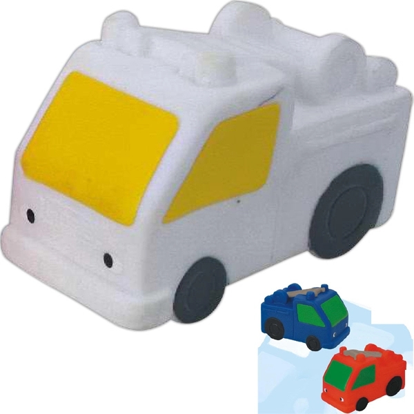 Rubber vehicle shaped squeaking toy, balanced for floating.... from ASI 31977 Adline Industries Inc