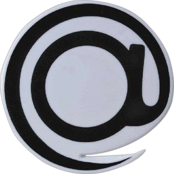 Plastic letter openers, White with Black "at" symbol and/or Blue with... from ASI 31977 Adline Industries Inc