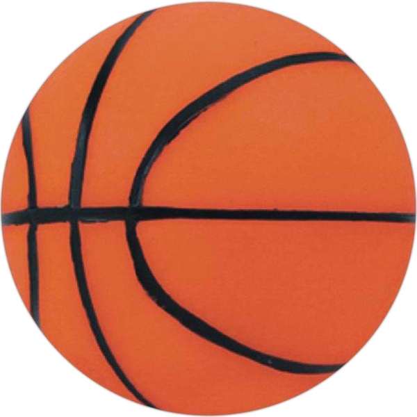 Rubber bouncing basketball with black markings.... from ASI 31977 Adline Industries Inc