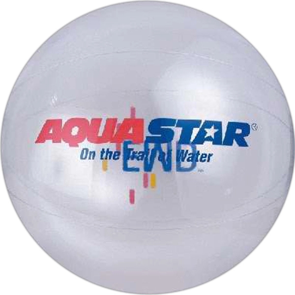 Inflatable clear beach ball.... from ASI 31977 Adline Industries Inc