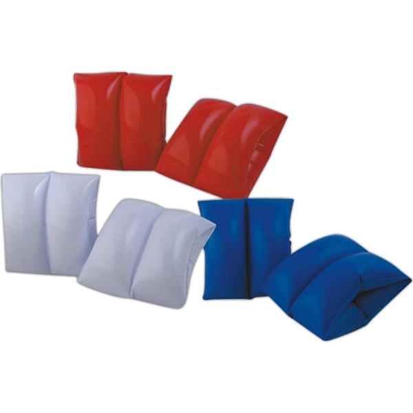 Inflatable arm bands, 7 1/2" X 7 1/2" deflated.... from ASI 31977 Adline Industries Inc