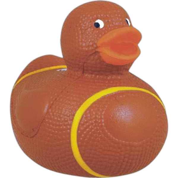 Sports designed duck shaped stress reliever.... from ASI 31977 Adline Industries Inc