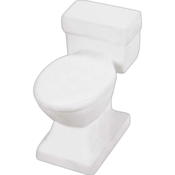 White toilet shaped stress reliever.... from ASI 31977 Adline Industries Inc