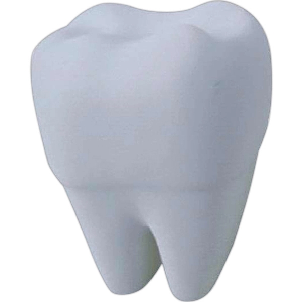 White tooth shaped stress reliever.... from ASI 31977 Adline Industries Inc