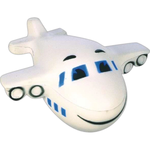 White airplane shaped stress reliever.... from ASI 31977 Adline Industries Inc