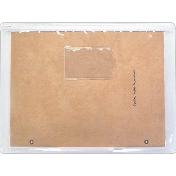 Clear vinyl document/sheet protector with side zipper closure.... from ASI 31977 Adline Industries Inc