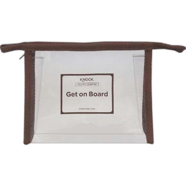 Clear vinyl carry on cosmetic bag.... from ASI 31977 Adline Industries Inc