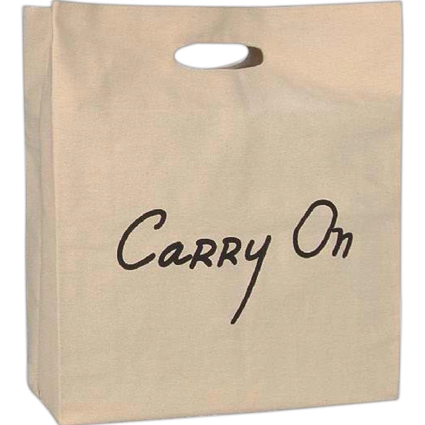 Carry on canvas tote bag with die cut style handles.... from ASI 31977 Adline Industries Inc