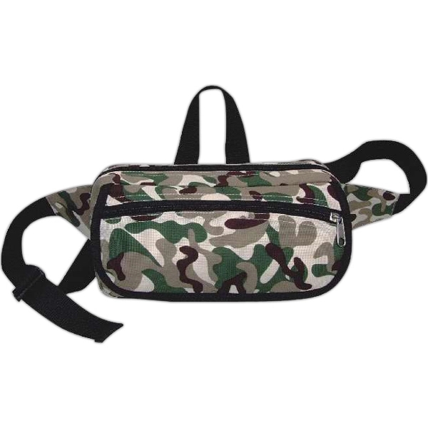Fanny pack nylon with zippered pouch.... from ASI 31977 Adline Industries Inc