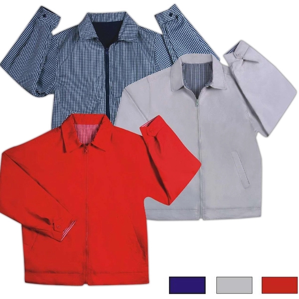 Soft coated micro fiber reversible jacket with cotton lining.... from ASI 31977 Adline Industries Inc