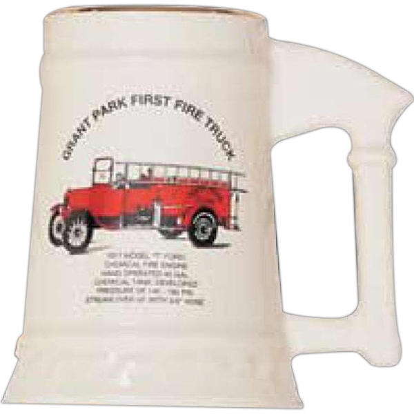 Ivory ax handle style 15 oz. stein, 6".... from ASI 42440 W C Bunting Co / Buntingware™