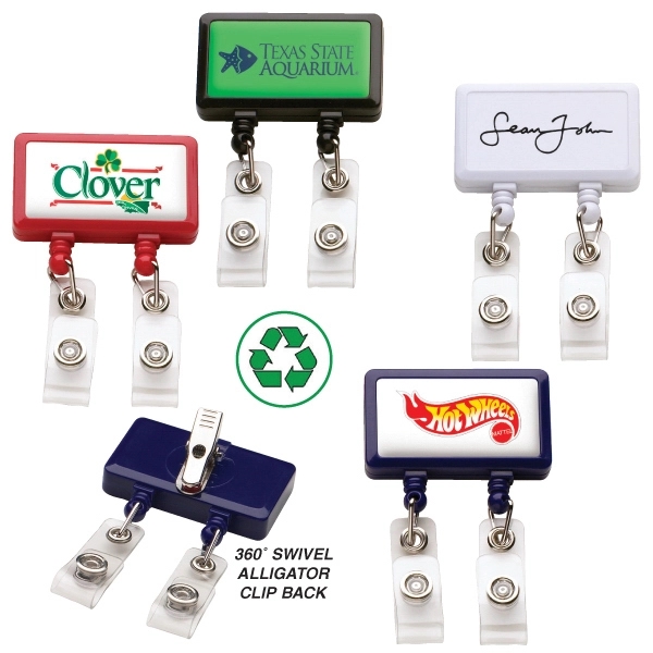 Dual strap badge reel.... from ASI 49470 DEVARA