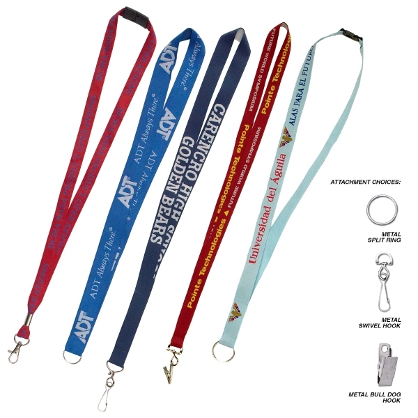 3/4" Woven lanyard... from ASI 49470 DEVARA