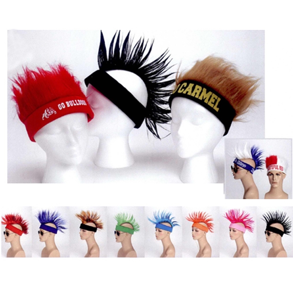Rally Hawk (TM) - Mohawk style hair attached to a headband.... from ASI 94180 Vonco Products LLC / Vonco