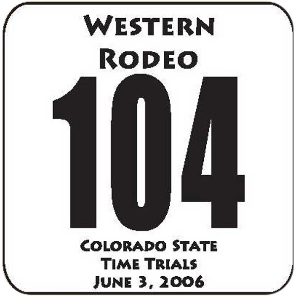 Adhesive numbers with rounded corners and black 4.75" numerals.... from ASI 37235 The Athletic Line