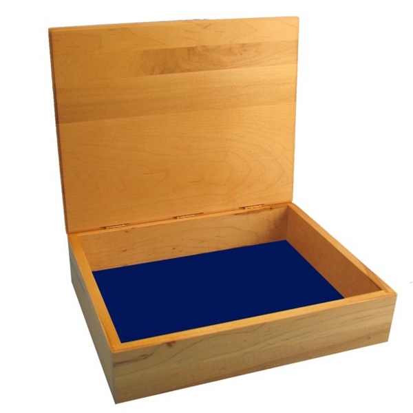 Maple hinged lid box.... from ASI 88156 Solid Dimensions Inc / Solid Dimensions Line