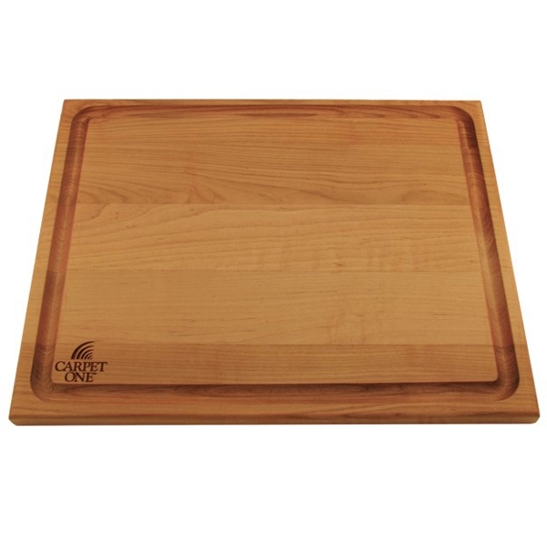 Wood cutting board with juice or crumb groove, large.... from ASI 88156 Solid Dimensions Inc / Solid Dimensions Line