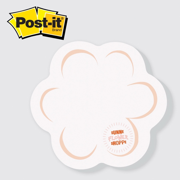 Post It  - Die cut note. Flower. Large (25 sheets... from ASI 91240 3M/Promotional Markets Dept