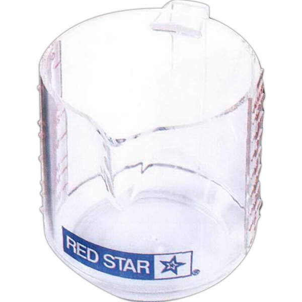Clear 8 oz. measuring cup with pad printed graphics.... from ASI 62190 Illini / Illini