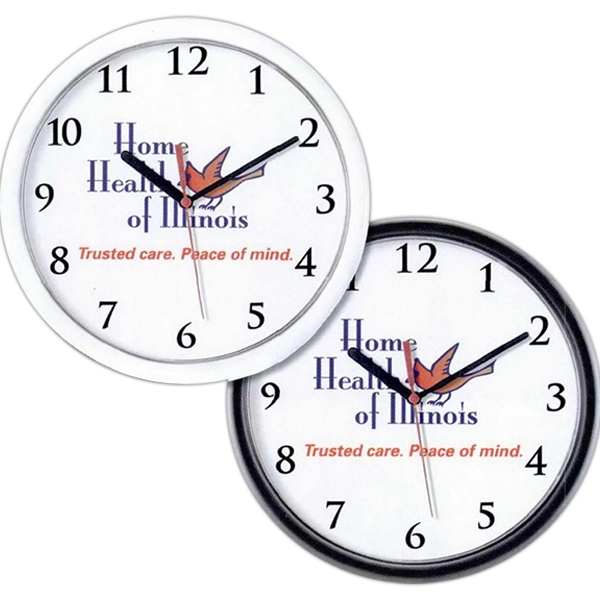 10" wall clock with logo and photo insert.... from ASI 62190 Illini