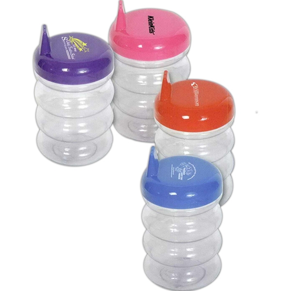 7 oz. baby sipper cup with clear design and colored lid.... from ASI 62190 Illini / Illini