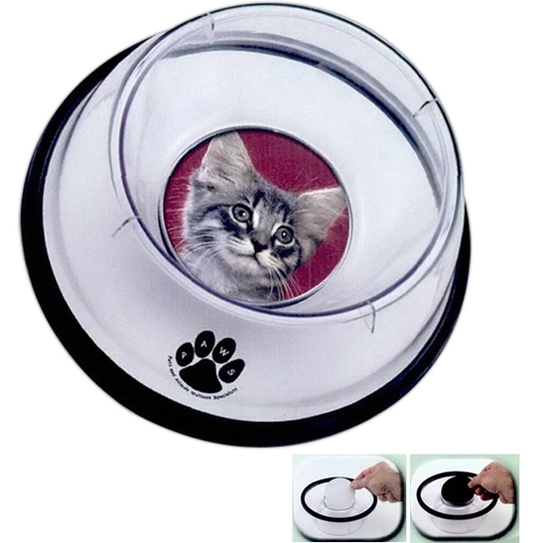 Small pet bowl with removable insert for a photograph.... from ASI 62190 Illini