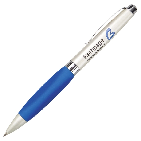 Twist-action ballpoint pen with comfortable triangular grip.... from ASI 79535 Primetime / Primetime