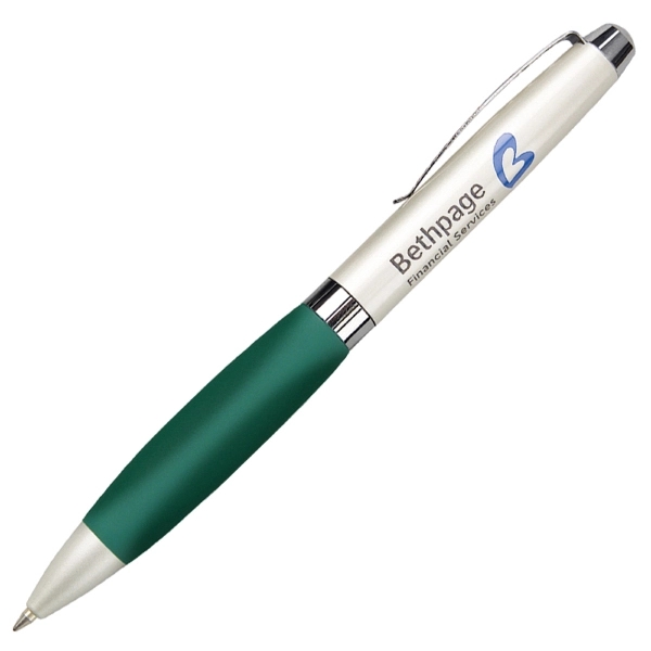 Twist-action ballpoint pen with comfortable triangular grip.... from ASI 79535 Primetime / Primetime