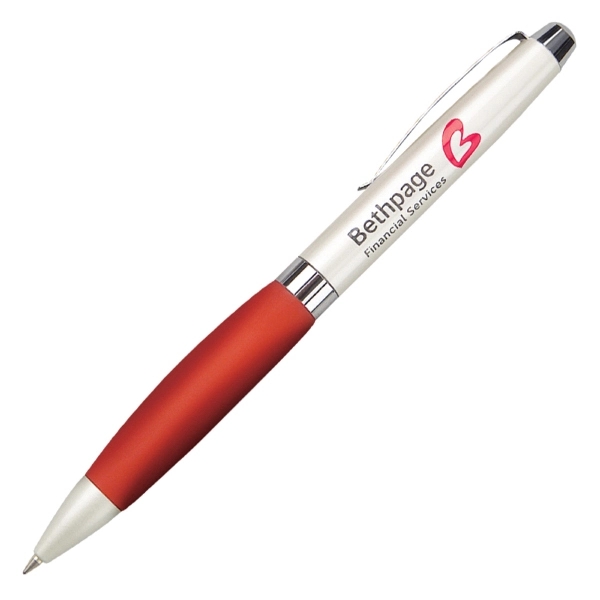 Twist-action ballpoint pen with comfortable triangular grip.... from ASI 79535 Primetime / Primetime